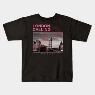 london calling - vintage minimalism Kids T-Shirt